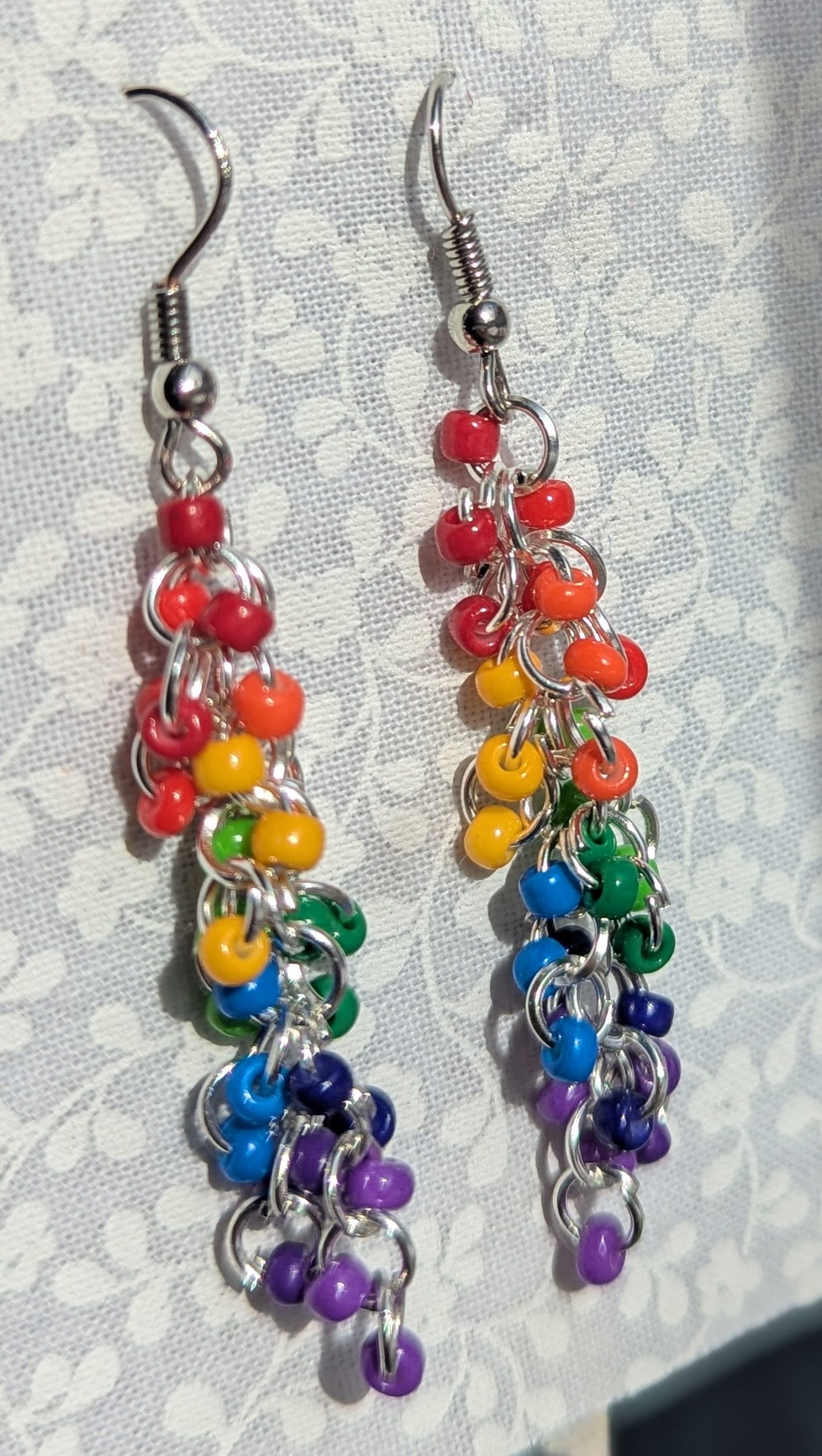 Rainbow earrings A1006