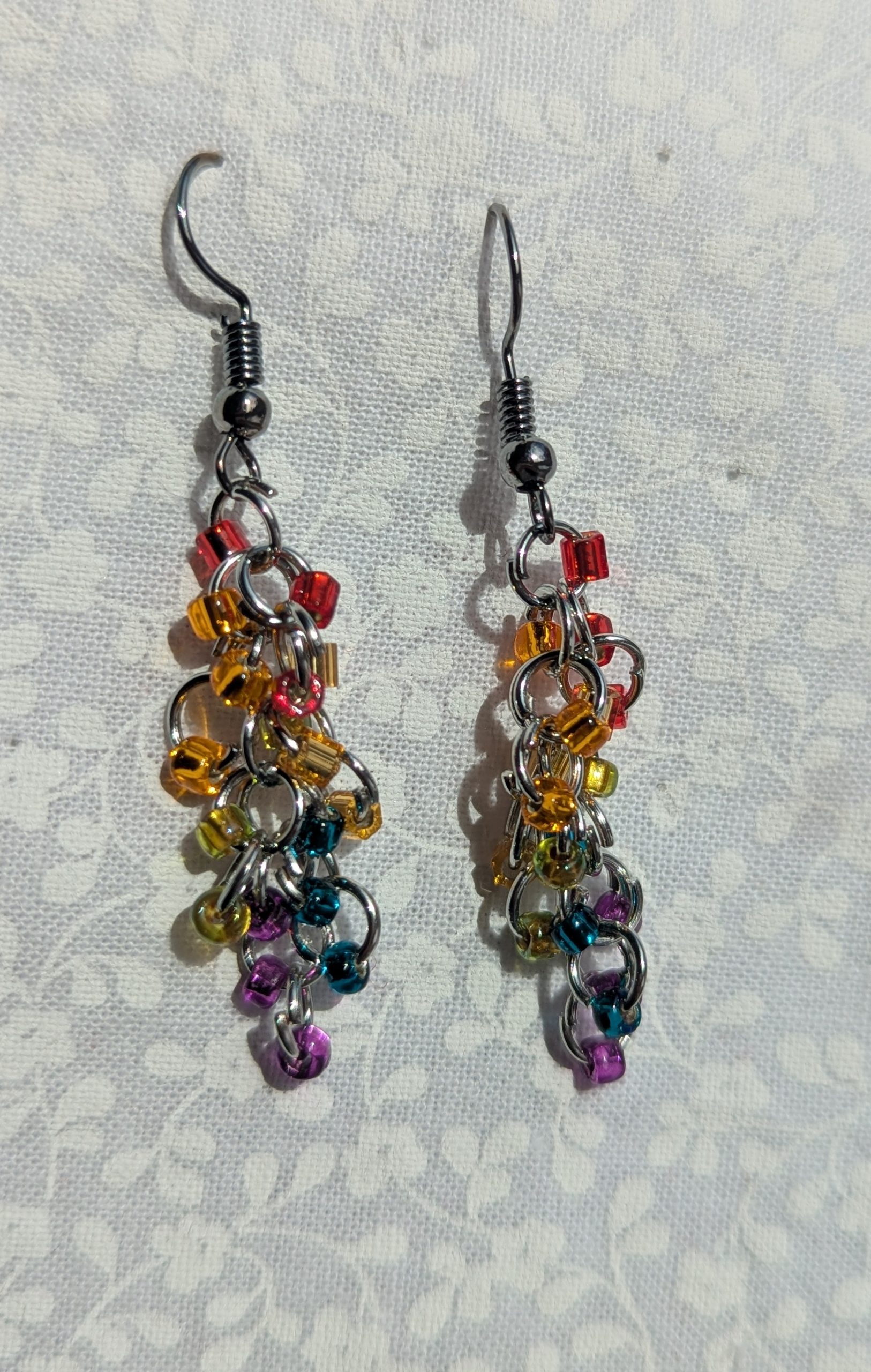 Rainbow earrings A1021